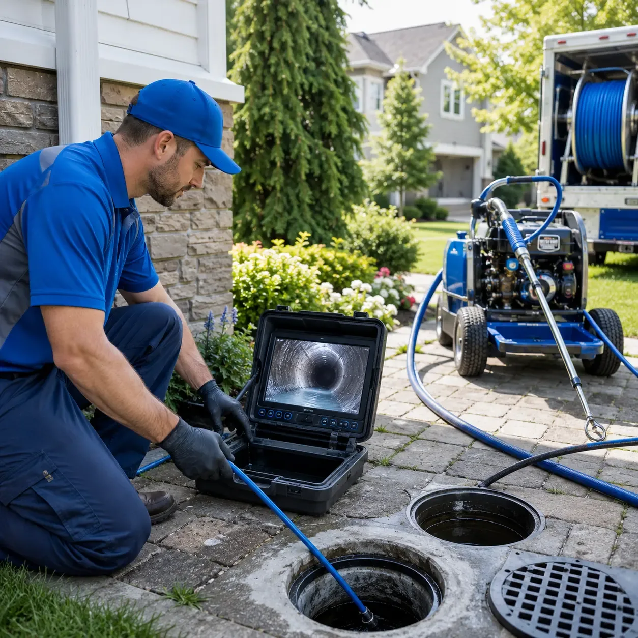 Outdoor drain cleaning professionals serving Bagdad, KY